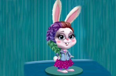 Farm Animals Makeover - Makeup and Dress Up Games for Girls - Cute Rabbit Fashion - Kids School