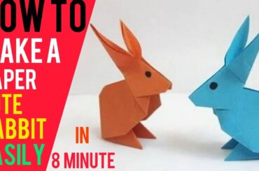 How To Make Paper Rabbit  | Cute &  Easily Rabbit 2020 | #ColourPaperCuteRabbit#CuteRabbitCrafts