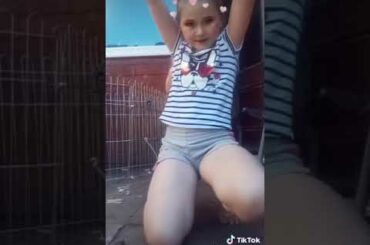 Cute bunny rabbit tik tok dance