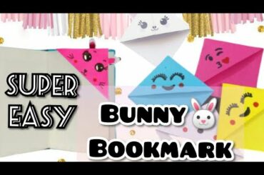 How to Make a Bunny Corner Bookmark || Bookmark || Bookmark Idea || Bunny Bookmark || Paper Bookmark