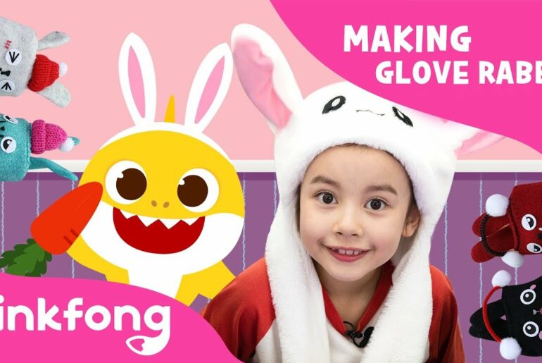 Let's Make Glove Rabbit | Sock Puppet Making | Pinkfong Playfong | Pinkfong Crafts for Children