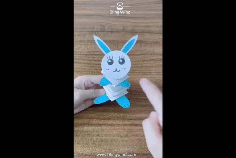simple rabbit craft for kids || craft work for kids || cute rabbit