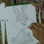 How to draw cute rabbit step by step || Pencil sketch