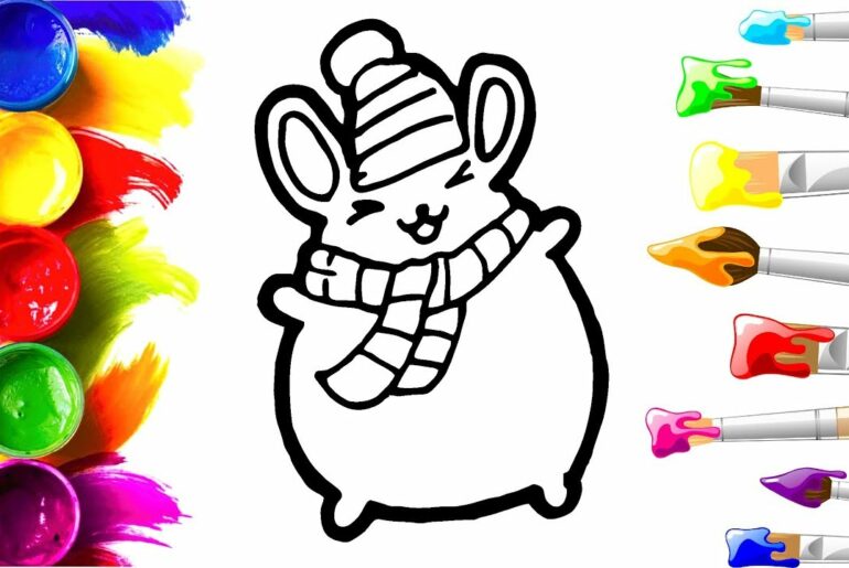 Cute Rabbit Live Picture Coloring and Drawing for Kids and Toddlers