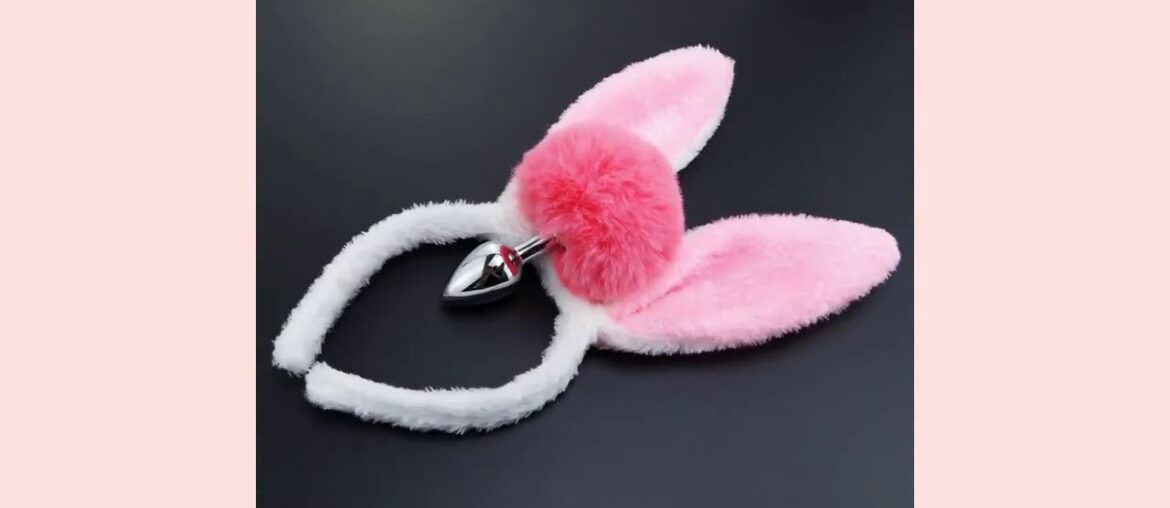 ✓Kawaii Bunny Tail With Ears Female Butt Plug Cute Rabbit Tail With Plu