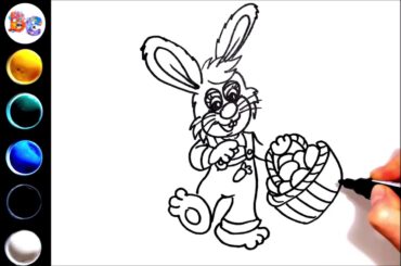 Bunny for Kids - How to draw a Cute Easter Bunny