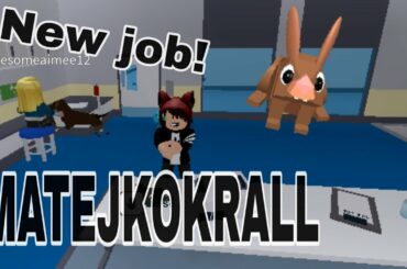 ROBLOX: Vet simulator| i healted cute rabbit... it bited me!