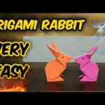 April fool day special.  Origami cute Rabbit