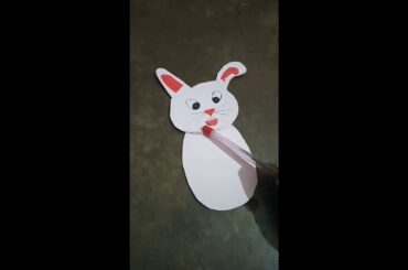 How to make a cute rabbit pencil stand😀😀 my first video pls like this aim 100 likes pls!!