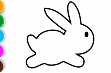 Learn How To Draw A Cute Rabbit For Kids | Step By Step Drawing Lesson