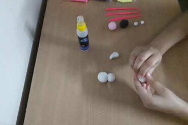 Cute Rabbit made from Air dry clay