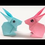 Origami Paper rabbit Tutorial || How To Make Paper Rabbit || CUTE RABBIT