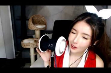 ASMR JOI - Asian Babe with Cute Bunny Years Ear Licking XXX ASMR