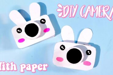 DIY Cute paper camera| Mini Bunny camera|Prachi art & craft