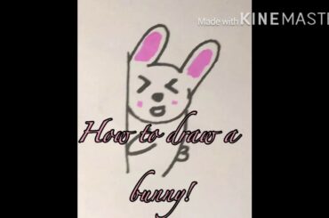 How to draw a cute bunny