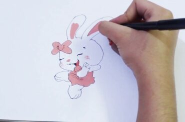 How to Paint a cute Bunny | Tutorial