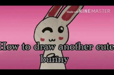 How to draw another cute bunny 🐰