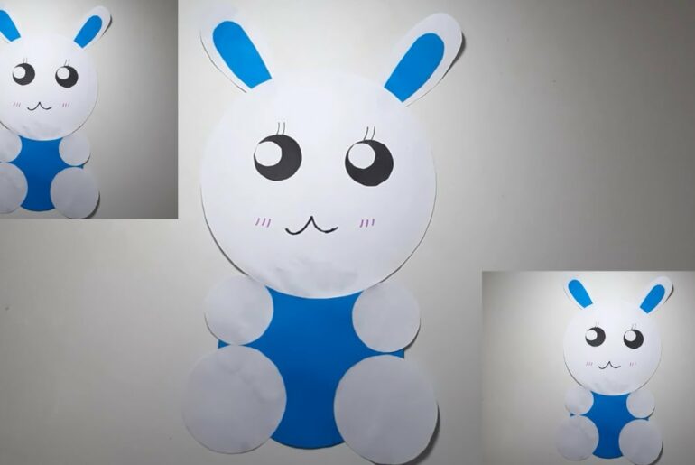 DIY Crafts - Simple Paper Bunny 🐰🐰 Tutorial - Cute Rabbit🐰🐰