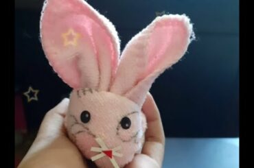 DIY HANDKERCHIEF RABBIT STEP BY STEP || HOW TO MAKE CUTE RABBIT WITH HANDKERCHIEF || DIY IDEAS ||