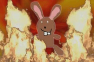 Cute Bunny In Hell