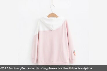 ☑Merry Pretty Women Hoodies Animal Lovely Pullover Kawaii Rabbit Sweats