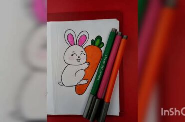 How to draw easy cute Rabit / Bunny 🐰🐇🐇🐰 step by step