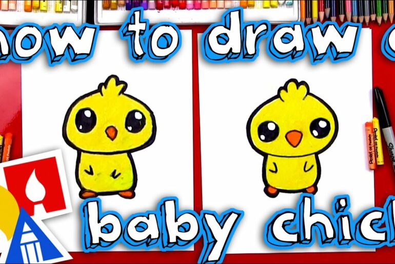 How To Draw A Cartoon Baby Chick