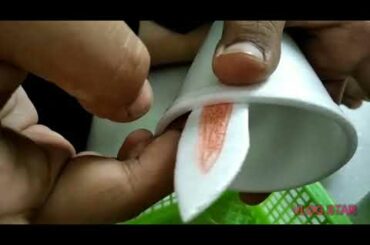 Cute and easy bunny penholder with the help of disposal glass. For kids