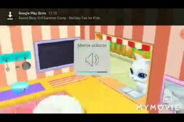 Cute rabbit and cat with cake