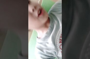 The baby bunnys eyes are open (cute)