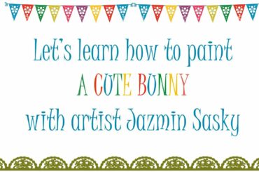 How to paint a cute bunny! Lesson One