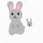 Cute bunny drawing! Kawaii! || sketches school ||