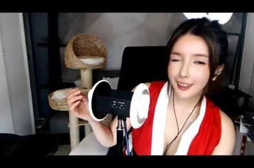 ASMR JOI   Asian Babe with Cute Bunny Years Ear Licking XXX ASMR