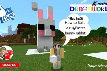 How to build a cute Easter bunny rabbit in Minecraft! Dreamworld.
