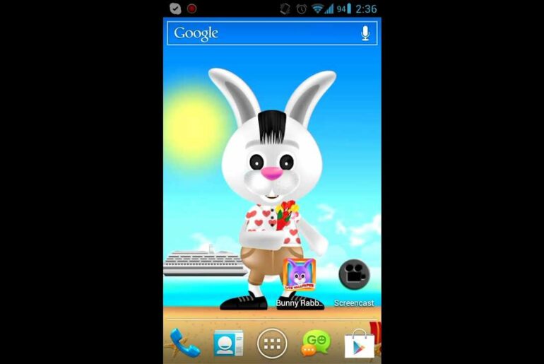 Bunny Rabbit Live Wallpaper