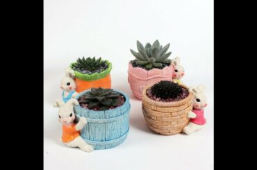Cute Bunny Flowerpot