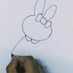 How to draw & clour cute Bunny | easy drawings for kids| keeping kids busy| kids learning & drawing