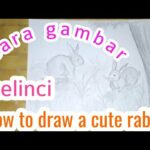 cara gambar kelinci // How to draw a cute rabbit