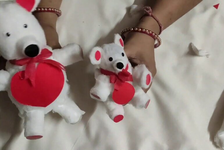 DIY cute rabbit and teddy bear