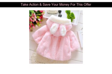 ⚡️ Promo Cute Rabbit Baby Winter Jacket Thick Cotton-Padded Baby Girl Outerwear Infant Baby Boys Pa