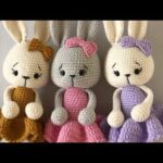 Cute bunny in dress Free amigurumi pattern