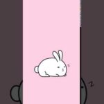 Fall pink cute rabbit anime Animated