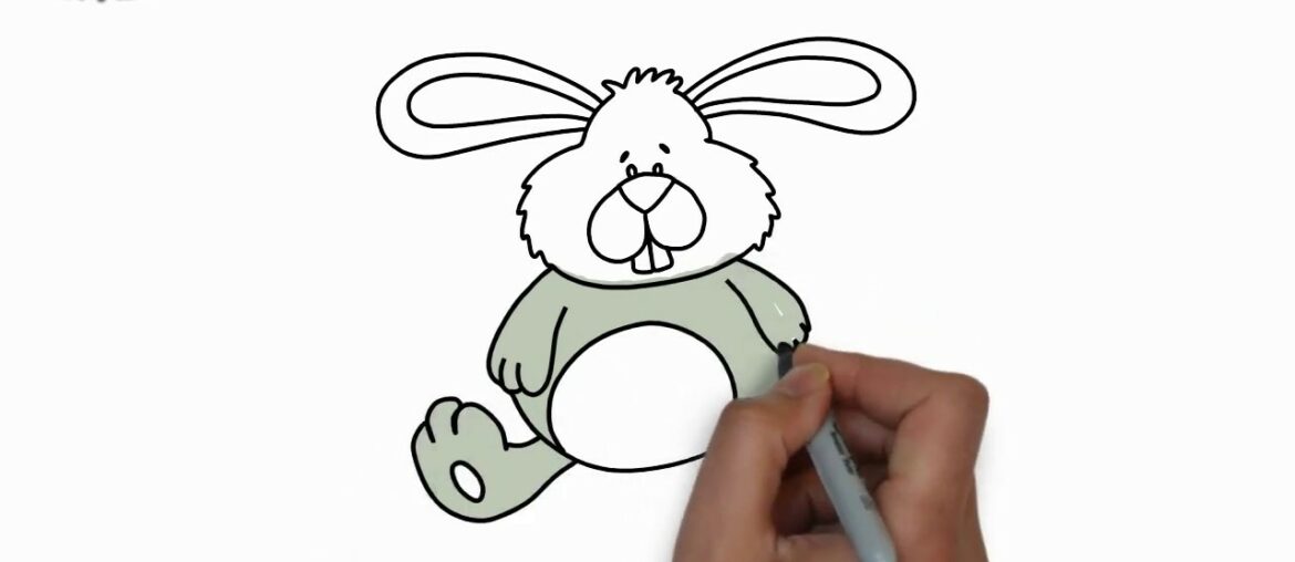 How to Draw a cute Rabbit | Drawing and Coloring for kid | Cute  bunny | Happy Kids