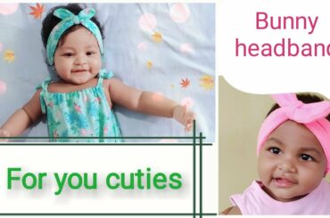 Bunny headband | Baby girl headband | No machine sewing | hand stitched | Reya Skills