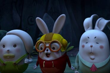 Funny Videos Invasion of Cute Rabbits| Sunny Day of 3 Bunnies |3 Rabbits Comedy|Mini Cartoon Movies|