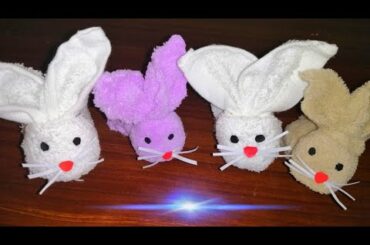 #craft#diy#towelbunny#towelrabbit  How to make a cute Towel Bunny/Easy Towel Rabbit / Cute Rabbit