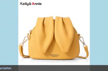 Fashion Summer Small Shoulder Bags Women Cute Rabbit Design Soft Leath