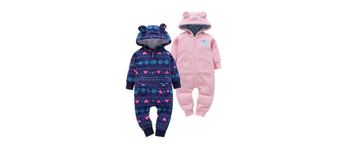 ✨ Cheap Fashion 2017 National style baby clothes with hooded Ear cute baby girl jumpsuits soft flee ✨ Cheap Fashion 2017 National style baby clothes with hooded Ear cute baby girl jumpsuits soft flee