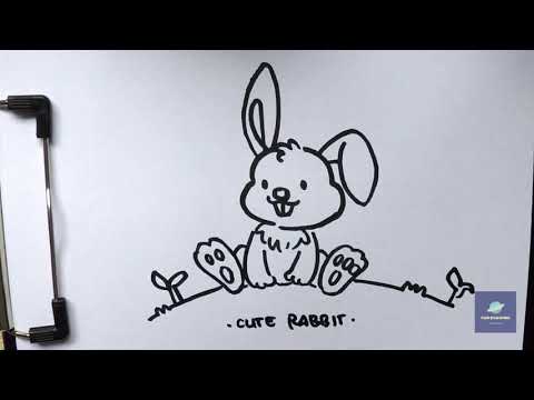 How to Draw cute rabbit