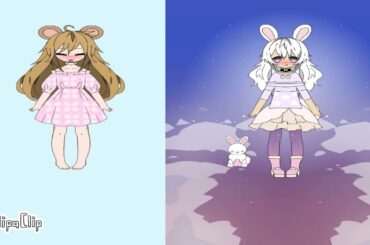 My cute bunny and bear